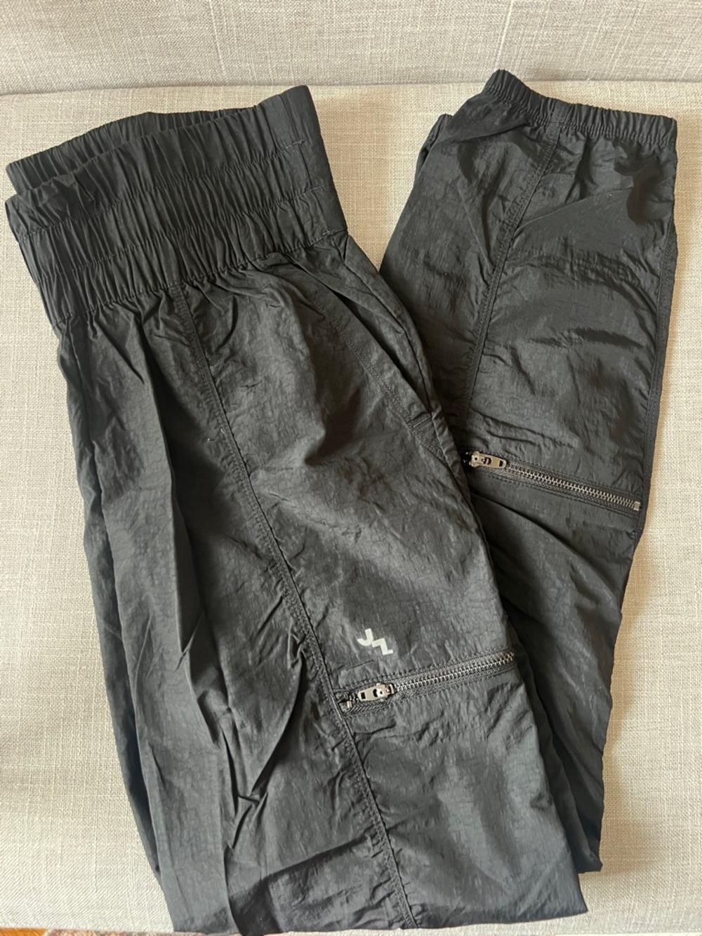 JoyLab Black Womens  Jogger Pants with Zipper Details. Size small.